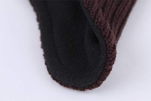 Image of Connectyle Mens Warm Winter Hats Fleece Lined Earflap Hat Daily Beanie Watch Cap
