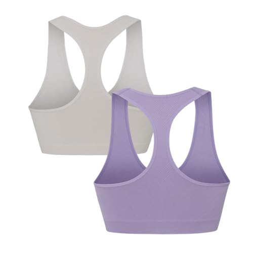 Skechers Women's Seamless Racerback Sports Bra 2 Pack, Sostén Deportivo, Comfortable Flexible Movement , Fitness and Yoga3