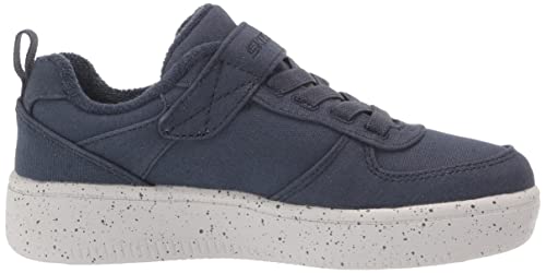 Skechers Kids Boy's Sport Court 92-Klendor Sneaker, Navy, 13 Little Kid #TOP5