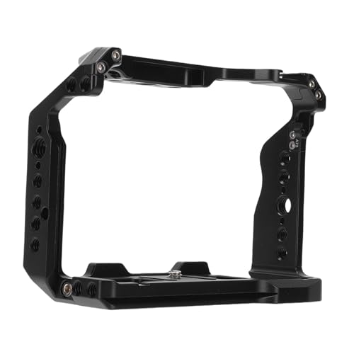 Cage de caméra en aluminium avec base ARCA et supports 1/4" 3/8" pour boîtier reflex - 3
