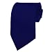 Navy Blue Necktie SOLID Mens Neck Tie Satin by K. Alexander