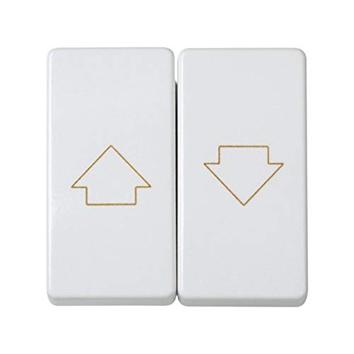 Double bouton poussoir pour volets roulants encastrable de la gamme ENVLA