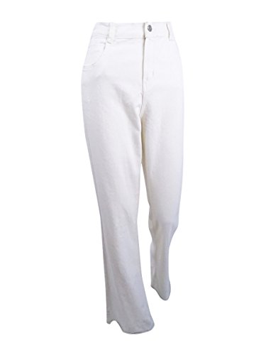 DKNY Women's Wide-Leg Pants (30, White)