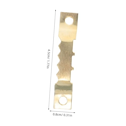 Image of Healifty Heavy Duty Sawtooth Picture Hangers with Screws Self-Tapping Installation Kit for Rv Boat Truck for Hanging Artwork Photos and Clocks