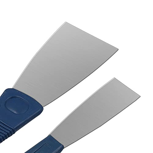 Generic Conjunto de ferramentas de massa de vidraceiro de 2 peças de metal de 1 pol. e 2 pol. Ferram