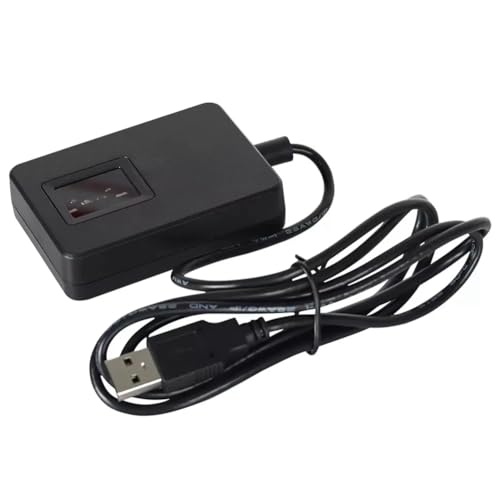 Hipzeepo Escáner Biométrico de Dactilares USB ZK9500 para PC de Escritorio y Android, Lector Óptico de Alta Resolución.