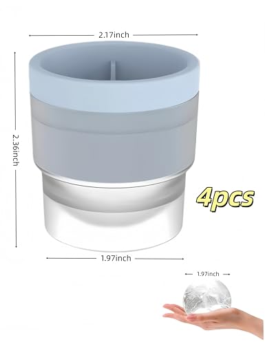 Molde Reutilizable para Bola de Hielo, 4 Unidades miniatura 2