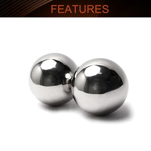 MroMax 5PCS 3.15" Dia 304 Stainless Steel Hollow Cap Ball Spheres for Handrail Stair Newel Post Silver Tone - Image 3
