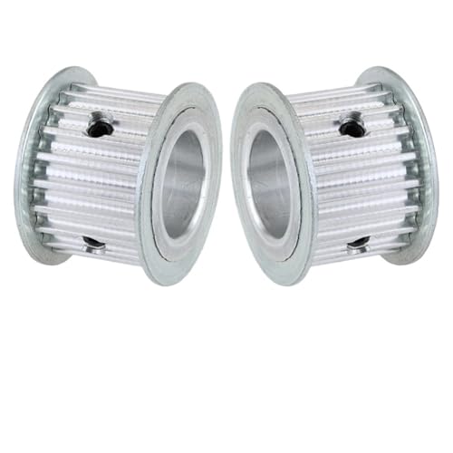 Poulie en aluminium 5M 25T à dents circulaires pour transmission sans jeu