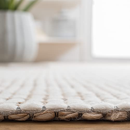 Tapete decorativo SAFAVIEH Natural Fiber Collection 2' x 3' Beige miniatura 4