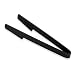 Kuhn Rikon10-Inch Large Silicone Chef's Tongs, Black