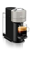 Krups XN910BKA Vertuo Next Nespresso, Kaffeemaschine, 30 Sekunden Wasserheizung, automatische Abschaltung, Bluetooth und Wi-Fi, Silber – Ansicht 1