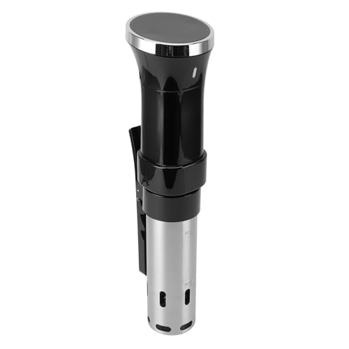 Fockety Sous Vide Machine, 1100W Vatios de Acero Inoxidable Sous Vide Precision Cooker Inmersion Circulation con Temperatura Precisa y Control de Tiempo, Cocinera Vide para Cocina (EU enchufe 220V)