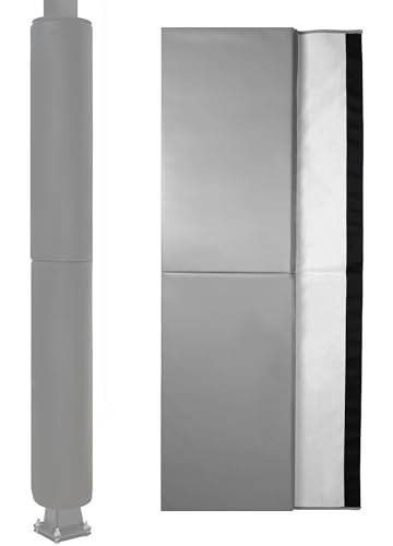 6 Feet Tall Round and Square Pole Pad, Wrap Around Pole & Post Padding, 2