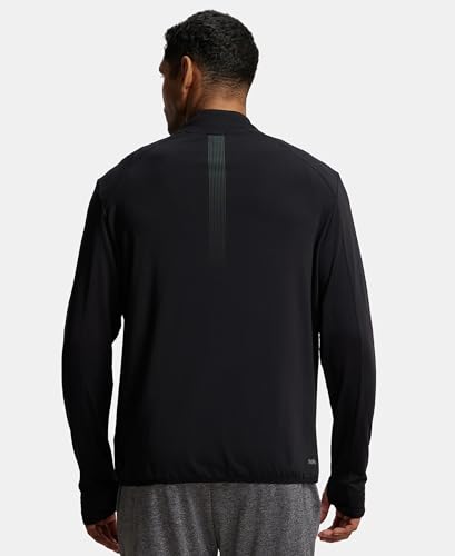 Image of Jockey SP17 Men's Soft Touch Microfiber Elastane Stretch Thumbhole Jacket with Stay Dry Treatment