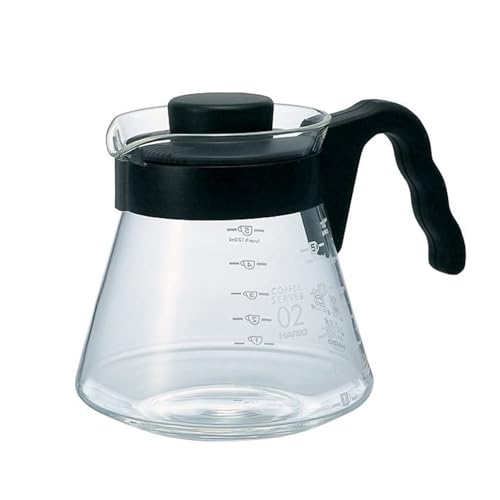 Hario V60 Glass Coffee Server, 700ml, Black