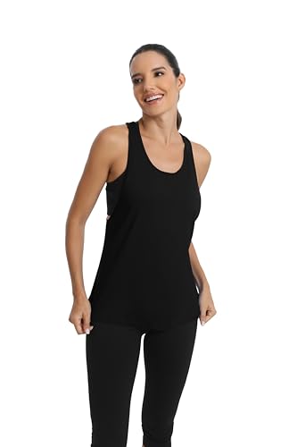 ICTIVE Workout Tops for Women Sleeveless Open Back Muscle Racerback Exercise Tank Shirts3