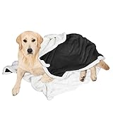 Kritter Planet Manta de forro polar para perros, lavable, suave, esponjosa, de Sherpa, para perros grandes, medianos y pequeños, cachorros, gatos, 152 x 127 cm
