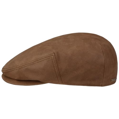 Stetson casquette Kent cuir véritable homme casquette gavroche doublure hiver avec visière