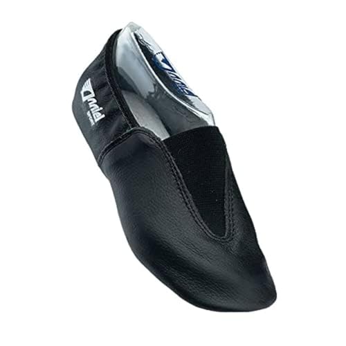 Anniel 2038 Scarpe da Ginnastica Artistica in Pelle. 100% Made in Italy (39, Nero)