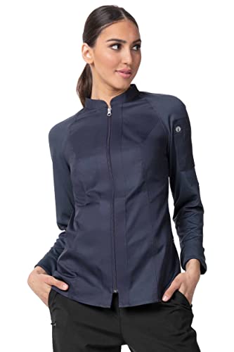 Manteau de chef Népal pour femme gris vêtement cuisine taille XXL