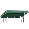 Ferocity Universal Sonnendach für Hollywoodschaukel Dach-Plane für Garten-Schaukel Dachplane Ersatzdach ca 112 x 166 cm Grün [101]
