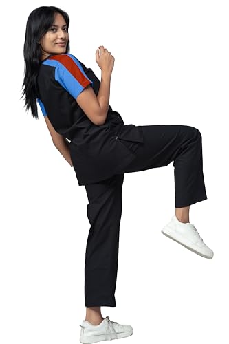 Image of UNIFORM CRAFT Female Scrub Suit Designer DSDX04 - Ideal for Doctors, Dentists and Healthcare Professionals