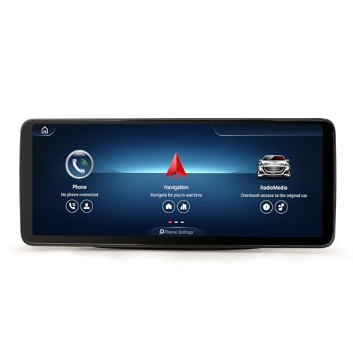 Android 16 Autoradio Stéréo 8Go+128Go Qualcomm 8 Cœurs Navigateur pour Mercedes Benz Classe B W246 (2013-2015) GPS sans Fil CarPlay Android Auto Dab+ WiFi...