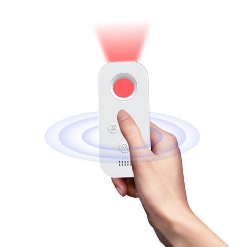 ZHENHAN Hidden Camera Detectors, Listening Device Detector, GPS Tracker Detector, Anti-Spy Detector, Bug Detector Electronic Sweeper, RF Signal Detector,4 Levels Sensitivity 3 Modes, 40H Working