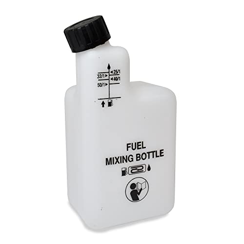 2 Stroke Oil Fuel Petrol Mixing Bottle for Strimmer or Chainsaw 25:1 40:1 50:1 Mixing Bottle Container Measurement Petrol Mix Fuel Oil Mixer Gasoline Mix