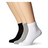 PUMA Plain 3P Quarter Socke, Schwarz (Black), 47-49