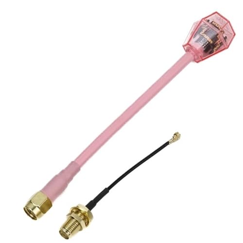 Antenne LHCP SMA 100mm rose pour transmission O4 PRO de drone FPV long range