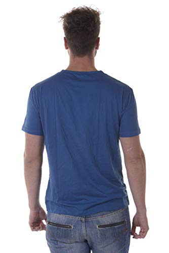 Emporio Armani 1112677p722 pijama de hombre en pack de dos unidades algodon gris azul 2