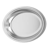 Assiette à vapeur en acier - l'assiette à dîner peut utilisée dans de multiples , que , restaurant, bar, ktv, etc., assiette à poisson