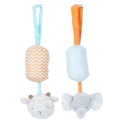 Image of KIDS PREFERRED Carter's Giraffe and Elephant Chime Set for Babies