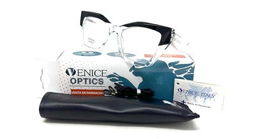 Gafas de lectura, presbicia, vista cansada, ULTIMA MODA a nivel MUNDIAL EXCLUSIVAS y modernas para mujer. VENICE STREEP - Dioptrías: 1 a 3,5 (Negro, +3.50)