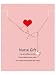 Dcfywl731 Rose Gold Nurse Stethoscope Lariat Necklace,Heart and Stethoscope Pendant for Doctor Medical Student Gift,The Doctor Nurse Jewelry (Rose Gold)
