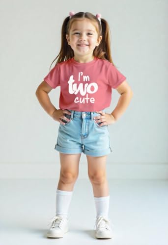 2nd Birthday Outfits for Toddler Girls im Two Cute Shirt Girl 2 Years Old Second Birthday2