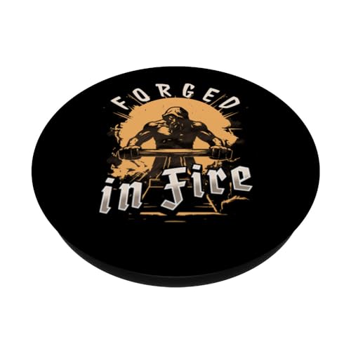 Forged In Fire - Funny Blacksmith PopSockets Swappable PopGrip - Image 2