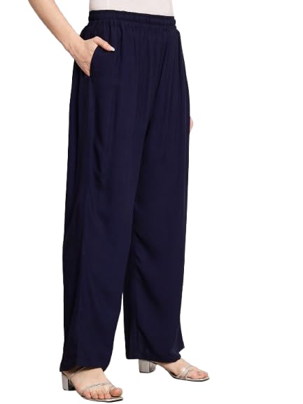 Image of Soft Colors Women Regular Fit Pocket Palazzo