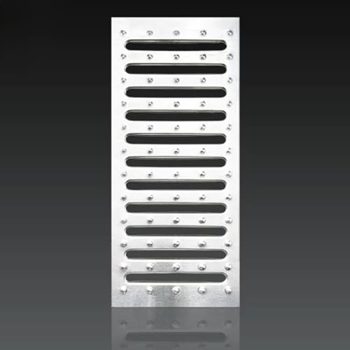 Plaque de drainage de sol durable inox 304 et couvercle d'inspection haut de gamme pour cour