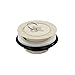 JR Products 95065 Parchment Plastic Strainer with Rubber Stopper
