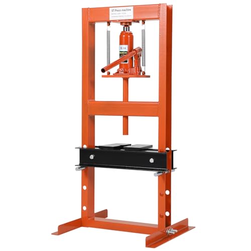 Garvee Précision polyvalente – Presse hydraulique d’atelier – H-Frame 6T, 4 positions, plaques mobiles, idéale garage/professionnel,...