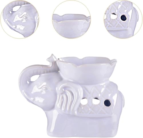 Soporte de vela tealight de cerámica para aceites esenciales miniatura 3