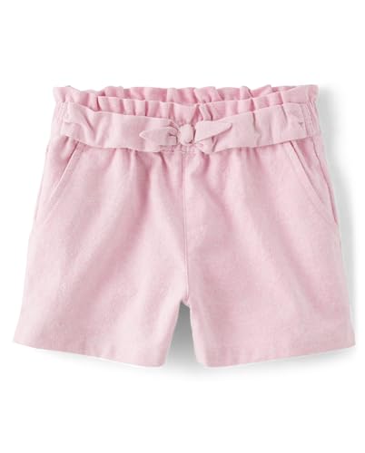 Image of Gymboree Girls and Toddler Tie Front Linen Shorts