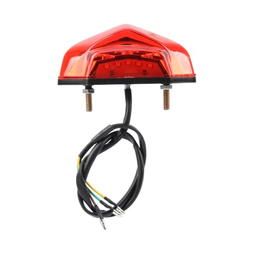 Luz trasera de freno LED roja para aventuras en dirt bike, ATV y rutas nocturnas en moto