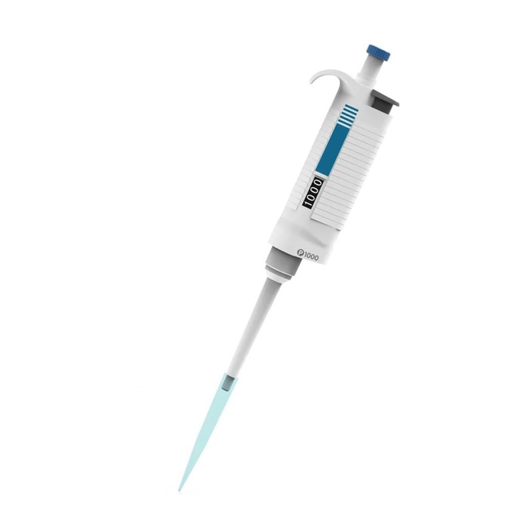 Cristalería de Laboratorio Pipeta de laboratorio de un solo canal con volumen variable automático y ajustable.(2-10ml)
