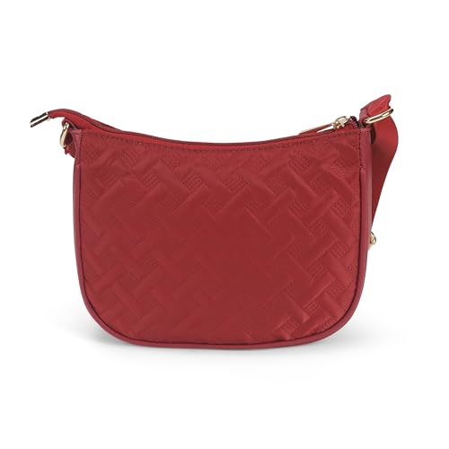 Image of Metro Women Casual Fabric Soft Body Zipper closure Quilted Sling Bag