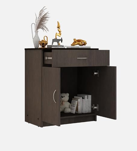 Image of Cabin Multipurpose Storage Unit /Engineered Wood Free Standing Cabinet (Finish Color - Dark Wenge, Knock Down)