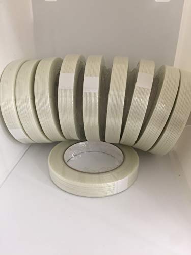 Image of FIL-795 Filament Reinforced Strapping Tapes (3 /4 inch X 60YD (55M) Pack of 48 Rolls)